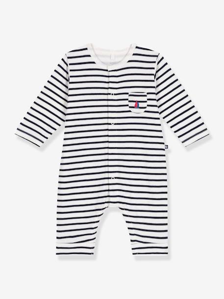 Long Tube Knit Jumpsuit by PETIT BATEAU navy blue - vertbaudet enfant 