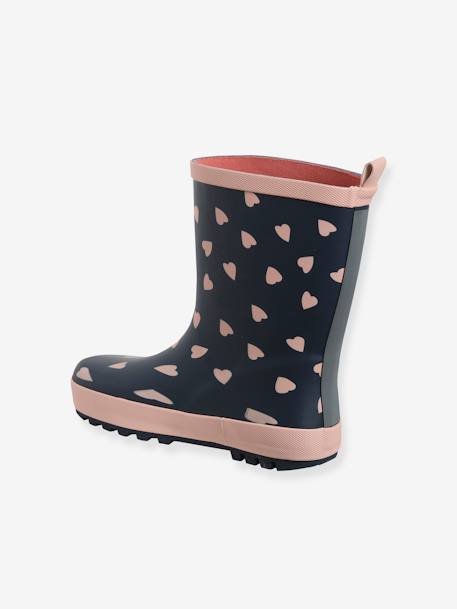 Printed Rubber Wellies for Children printed blue - vertbaudet enfant 