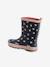 Printed Rubber Wellies for Children printed blue - vertbaudet enfant 