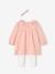 Baby dress, leggings and headband set rose - vertbaudet enfant 