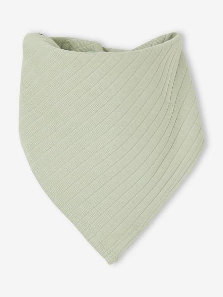 Ensemble body + legging + foulard bébé vert sauge - vertbaudet enfant 