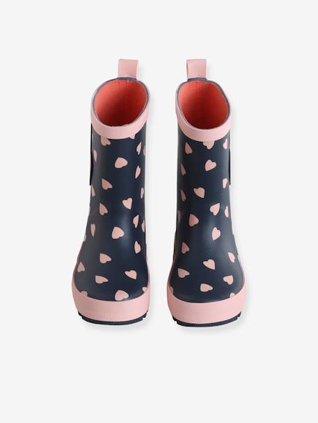 Printed Rubber Wellies for Children printed blue - vertbaudet enfant 