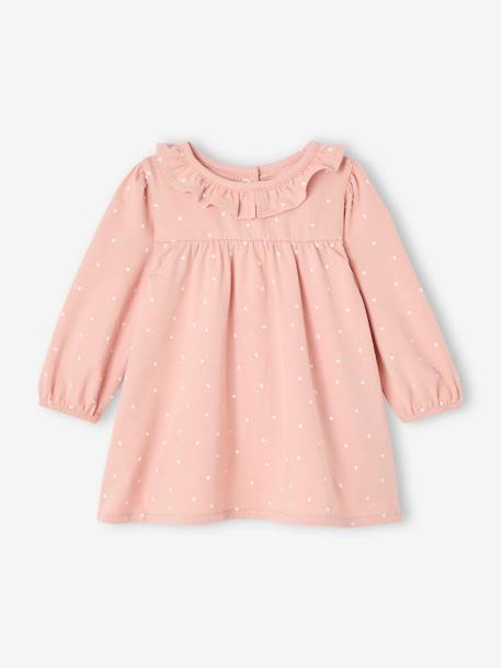 Baby dress, leggings and headband set rose - vertbaudet enfant 