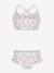 Floral Two-Piece Swimsuit for Girls, PETIT BATEAU white - vertbaudet enfant 