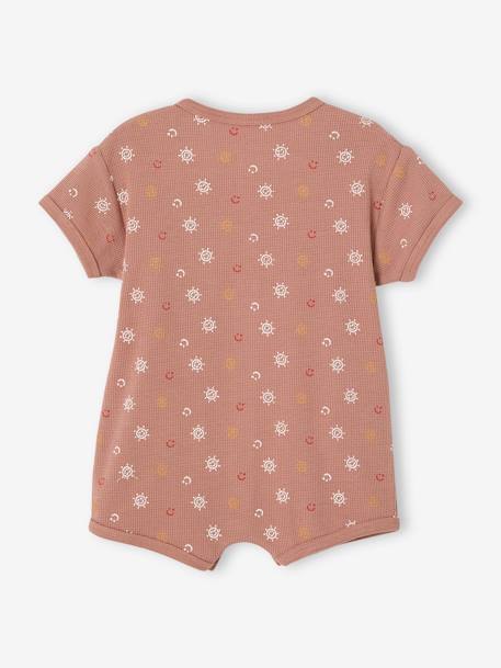 Newborn gift set with a romper and a honeycomb bib hazel - vertbaudet enfant 