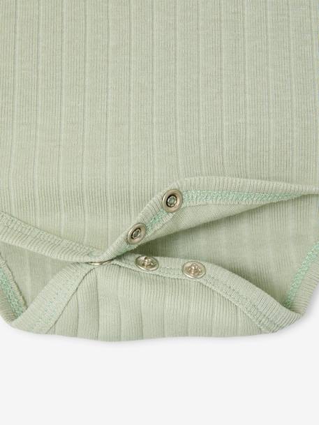 Baby body, leggings and scarf set sage green - vertbaudet enfant 
