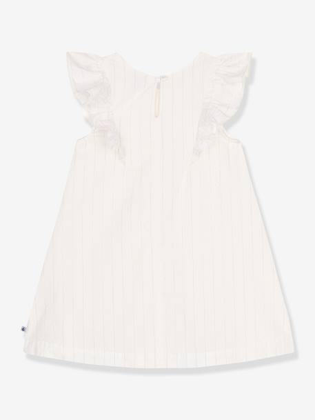 Short Sleeve Cotton Dress, PETIT BATEAU white - vertbaudet enfant 