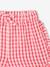 Seersucker Gingham Shorts for Babies chequered red - vertbaudet enfant 