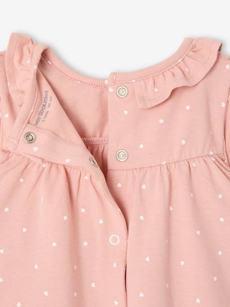 Baby dress, leggings and headband set rose - vertbaudet enfant 