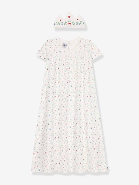 Nightie & Tiara for Children, PETIT BATEAU white - vertbaudet enfant 
