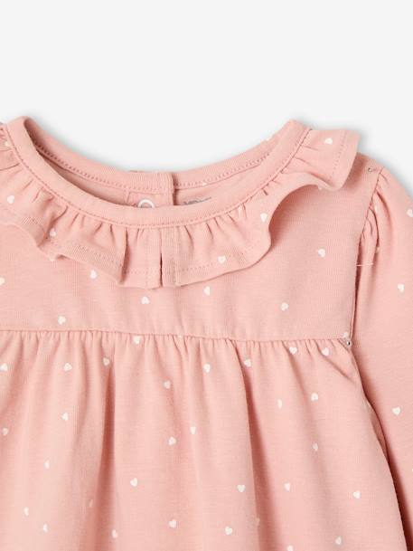 Baby dress, leggings and headband set rose - vertbaudet enfant 