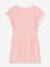 Striped Dress in Terry Towelling for Girls by PETIT BATEAU apricot - vertbaudet enfant 