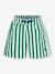 Short de bain enfant à rayures rayé vert - vertbaudet enfant 