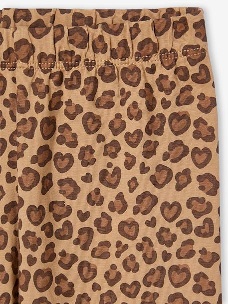 Lot de 2 leggings fille Basics beige+bleu nuit+bois de rose+gris foncé+indigo+kaki+vert sauge - vertbaudet enfant 