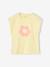 Lot de 3 tee-shirts fille fantaisie manches courtes bleu grisé+bleu pâle+rose poudré - vertbaudet enfant 