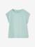 Lot de 3 tee-shirts fille fantaisie manches courtes bleu grisé+bleu pâle+rose poudré - vertbaudet enfant 
