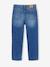 NARROW Hip, Straight Leg MorphologiK Jeans for Girls bleached denim+deep blue+stone - vertbaudet enfant 