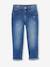 NARROW Hip, Straight Leg MorphologiK Jeans for Girls bleached denim+deep blue+stone - vertbaudet enfant 