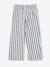 Pantalon fille legging large blanc imprimé+corail+mauve+rayé blanc+vert sauge - vertbaudet enfant 