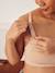 Lot de 2 brassières grossesse et allaitement sans coutures dentelle beige - vertbaudet enfant 