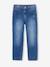 NARROW Hip, Straight Leg MorphologiK Jeans for Girls bleached denim+deep blue+stone - vertbaudet enfant 