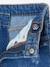 Jean fille droit MorphologiK tour de hanches Fin bleu foncé+denim bleached+stone - vertbaudet enfant 