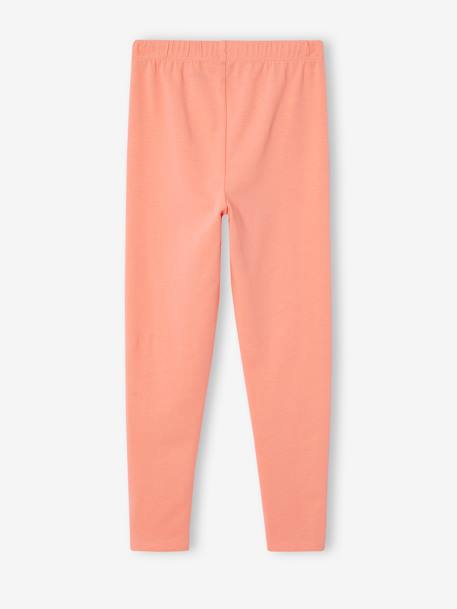 Lot de 2 leggings fille Basics beige+bleu nuit+bois de rose+gris foncé+indigo+kaki+vert sauge - vertbaudet enfant 