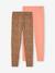 Pack of 2 Basics Leggings for Girls beige+dark grey+dusky pink+indigo+khaki+night blue+sage green - vertbaudet enfant 