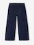 Girls' Basics Large Leggings mauve+navy blue - vertbaudet enfant 