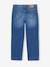 Jean fille droit MorphologiK tour de hanches Medium bleu foncé+stone - vertbaudet enfant 