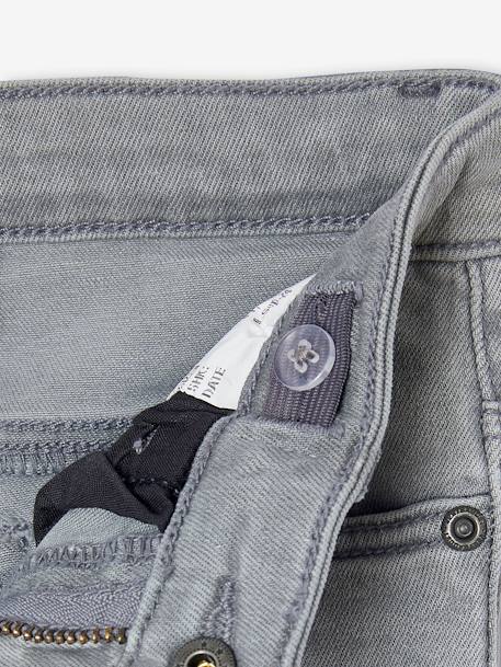 Jean garçon slim morphologique FIN denim black+DENIM BRUT+denim gris+DENIM GRIS FONCE+double stone+STONE - vertbaudet enfant 