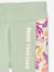 Sports Leggings with Printed Side Panels for Girls sage green - vertbaudet enfant 