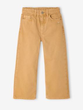 Fille-Pantalon fille large couleur 