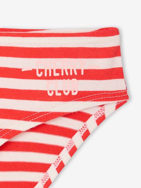 Pack of 7 Fancy Briefs for Girls ecru - vertbaudet enfant 