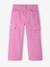Girls' cargo trousers violet - vertbaudet enfant 