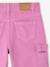 Girls' cargo trousers violet - vertbaudet enfant 