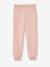 Jogging fille molleton motif love irisé rose+vert sauge - vertbaudet enfant 