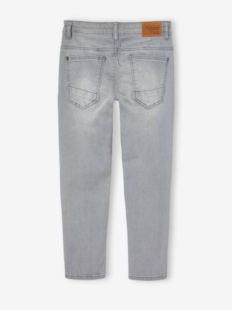 Jean garçon slim morphologique LARGE DENIM BRUT+denim gris+DENIM GRIS FONCE+double stone+STONE - vertbaudet enfant 