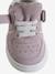 Leather Trainers, Laces & Hook-&-Loop Strap, for Babies fuchsia - vertbaudet enfant 