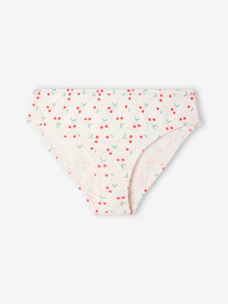 Pack of 7 Fancy Briefs for Girls ecru - vertbaudet enfant 