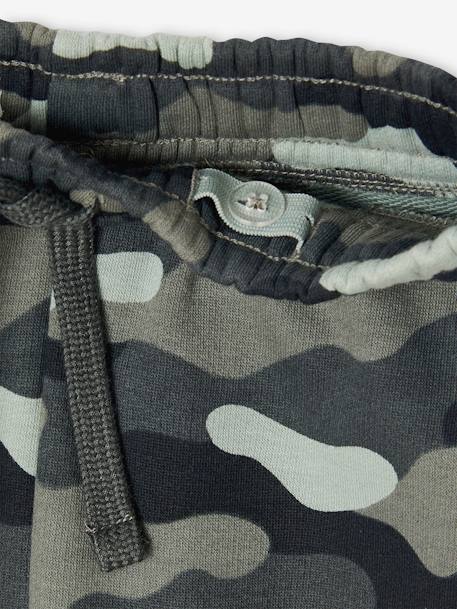 Bermuda facile à enfiler camouflage garçon kaki - vertbaudet enfant 