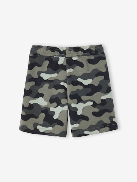 Bermuda facile à enfiler camouflage garçon kaki - vertbaudet enfant 