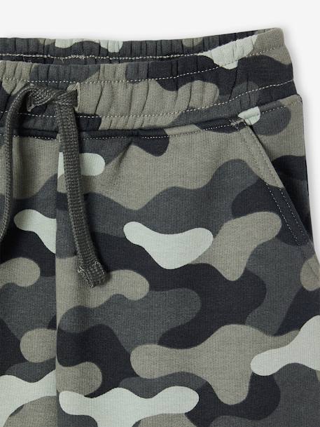 Bermuda facile à enfiler camouflage garçon kaki - vertbaudet enfant 