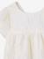 Striped Dress with Shimmery Thread + Matching Headband, Occasion Wear Outfit for Babies striped white - vertbaudet enfant 