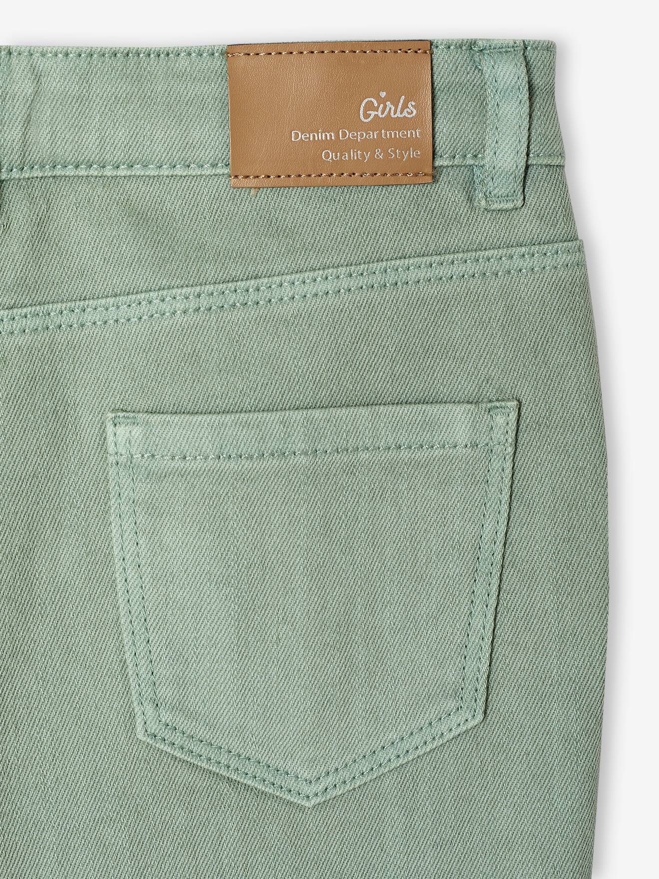 Pantalon Slim MorphologiK Large Fille Vertbaudet - Coupe Ajustée, Taille Réglable, 99% Coton élasthanne - 7