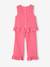 Ensemble fille blouse pantalon 7/8ème rose bonbon+vert sauge - vertbaudet enfant 