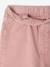Girls' Basics Large Leggings mauve+navy blue - vertbaudet enfant 