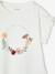 Occasion Wear T-Shirt with Floral Wreath, for Girls white - vertbaudet enfant 