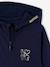 Technical fabric hooded sweatshirt and leggings set for girls navy blue - vertbaudet enfant 
