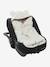 Throw with Hood in Fleece, Plush Lining for Baby printed beige - vertbaudet enfant 